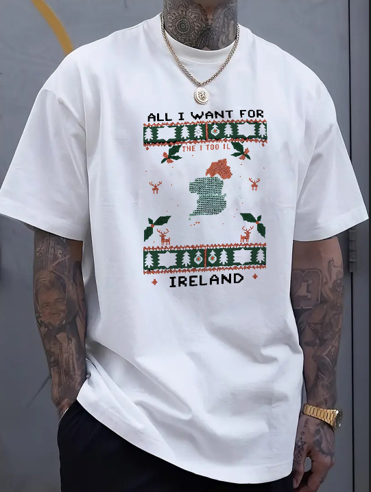 All I Want for Christmas is a United Ireland T-shirt All I Want for Christmas is a United Ireland T-shirt