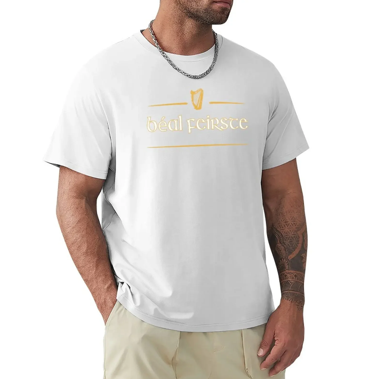 Béal Feirste Irish T-shirt – Celebrate Belfast’s Pride Béal Feirste Irish T-shirt – Celebrate Belfast’s Pride