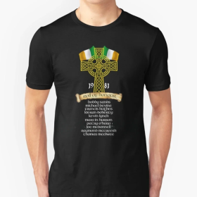 Celtic Cross Roll of Honour Irish Heritage T-shirt