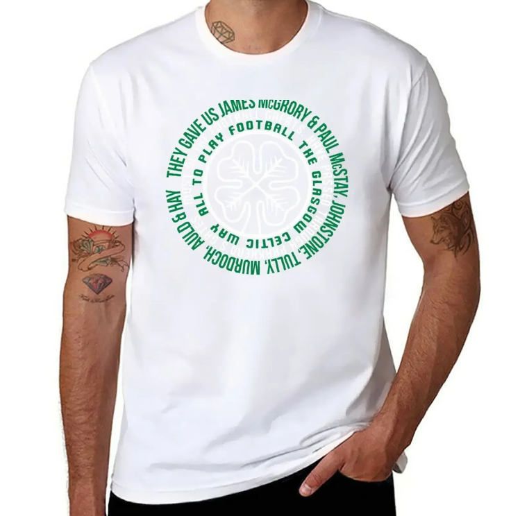 Celtic Football Legends Tribute T-shirt Celtic Football Legends Tribute T-shirt