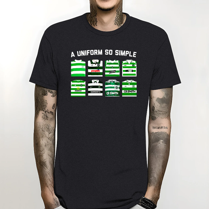 Celtic Kit History Tribute T-shirt Celtic Kit History Tribute T-shirt