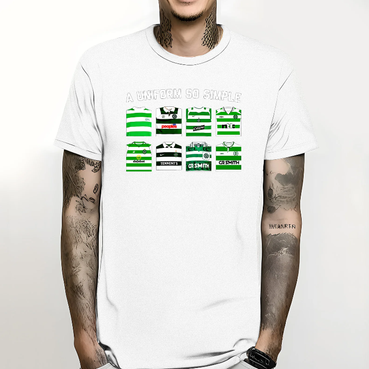 Celtic Kit History Tribute T-shirt Celtic Kit History Tribute T-shirt