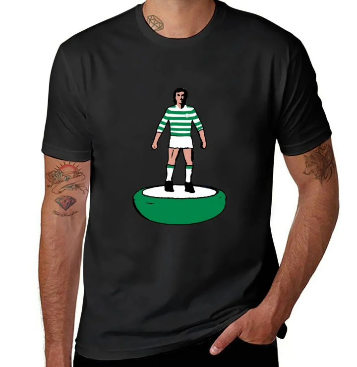 Celtic Subbuteo Player T-shirt – Retro Football Fan Design