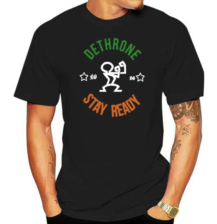 Dethrone Stay Ready Irish Fitness T-shirt – Ultimate Gymwear for Irish Athletes