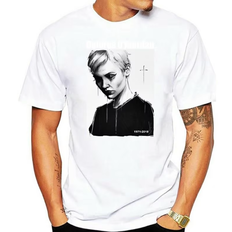 Dolores O’riordan Tribute T-shirt – Celebrate the Voice of Irish Rock Dolores O’riordan Tribute T-shirt