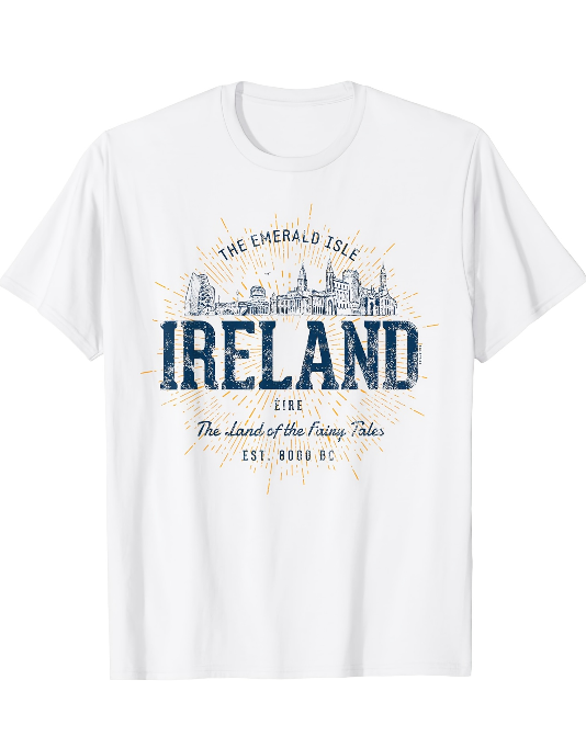 Emerald Isle Land of Fairy Tales Vintage Tee Emerald Isle Land of Fairy Tales Vintage Tee