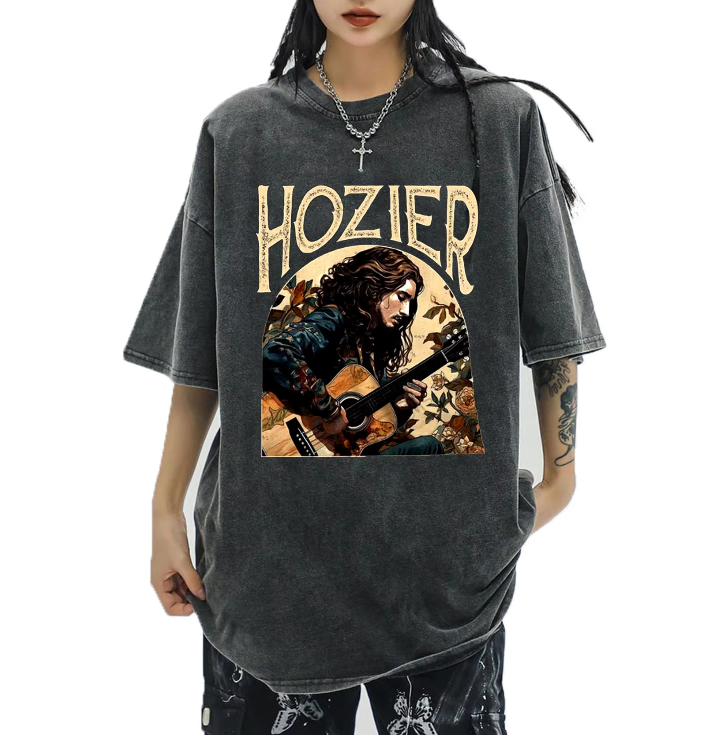 Hozier Oversized Graphic T-shirt – Irish Music Icon Tribute
