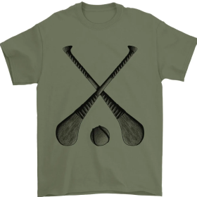 Hurling Crossed Hurleys T-shirt – Celebrate Ireland’s Ancient Game