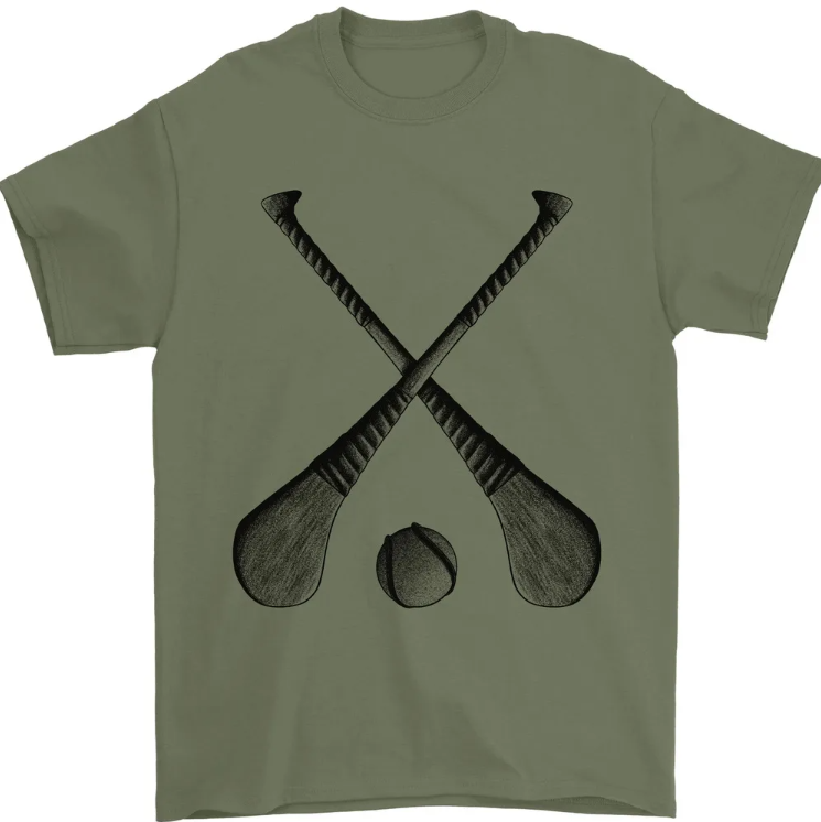 Hurling Crossed Hurleys T-shirt – Celebrate Ireland’s Ancient Game Hurling Crossed Hurleys T-shirt – Celebrate Ireland’s Ancient Game