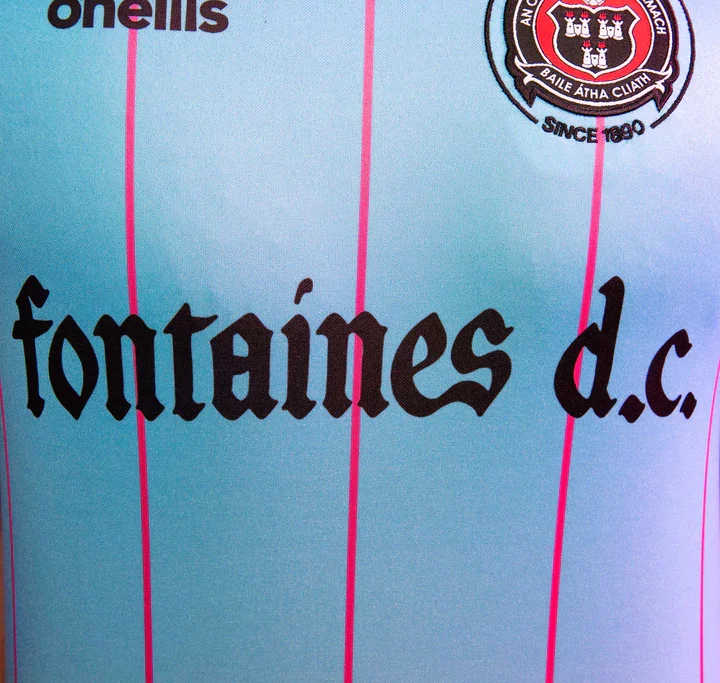Bohemians Fontaines D.C. Third Jersey 2025 Bohemians Fontaines DC