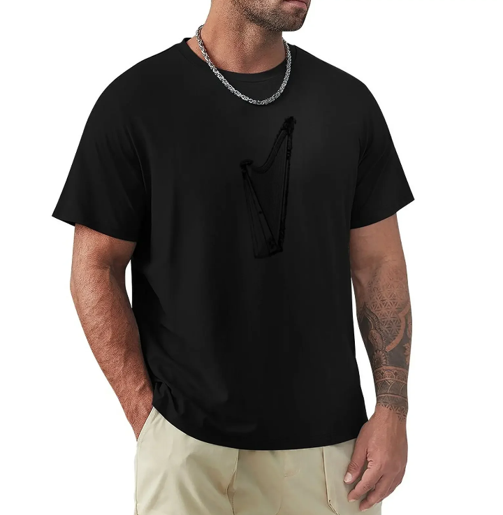 Irish Harp Symbol Heritage Music T-shirt