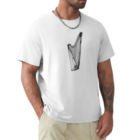Irish Harp Symbol Heritage Music T-shirt