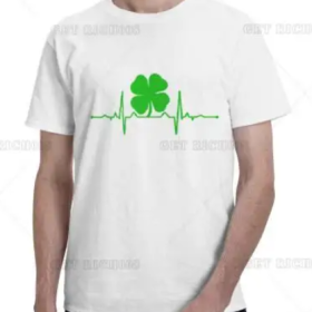 Irish Heartbeat Clover T-shirt