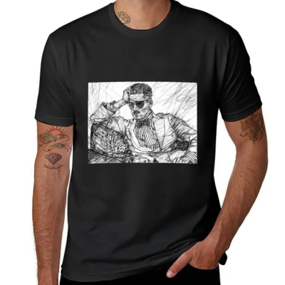 James Joyce Abstract Art T-shirt – Celebrate Irish Literary Legacy