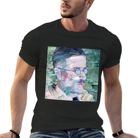 James Joyce Abstract Portrait T-shirt – Irish Literary Icon Apparel