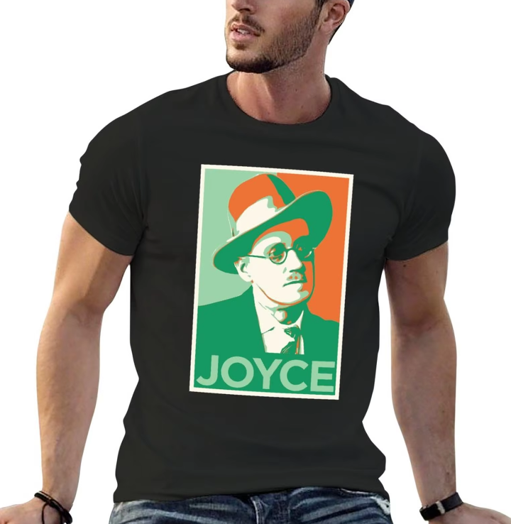 James Joyce Pop Art T-shirt – Iconic Tribute to Irish Literary Greatness