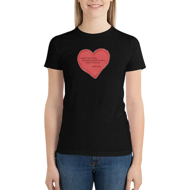 James Joyce Quote Heart T-shirt – Celebrate Irish Literary Romance James Joyce Quote Heart T-shirt – Celebrate Irish Literary Romance