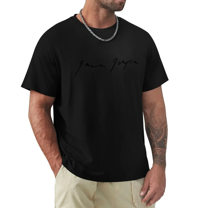 James Joyce Signature T-shirt – Minimalist Irish Literature Tribute