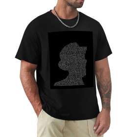 James Joyce Silhouette Text T-shirt – Celebrate Irish Literary Legacy