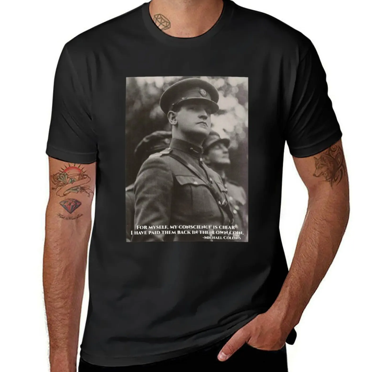 Michael Collins Tribute Revolutionary Leader T-shirt Michael Collins Tribute Revolutionary Leader T-shirt