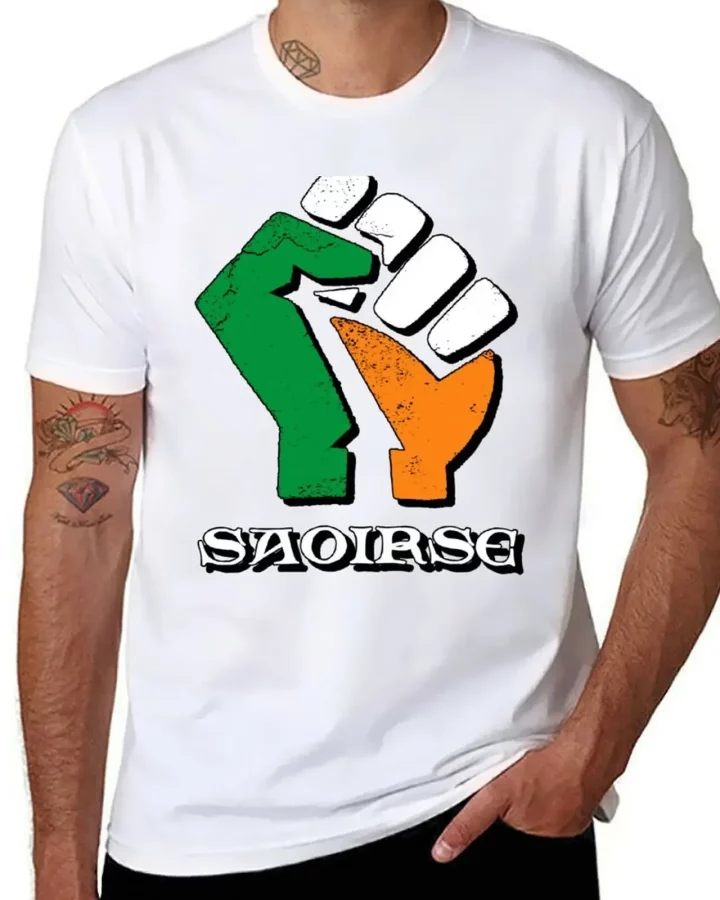 Irish Saoirse Fist Graphic Tee Irish Saoirse Fist Graphic Tee