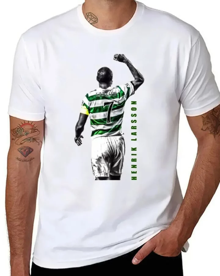 Henrik Larsson Celtic Legend Tribute T-shirt