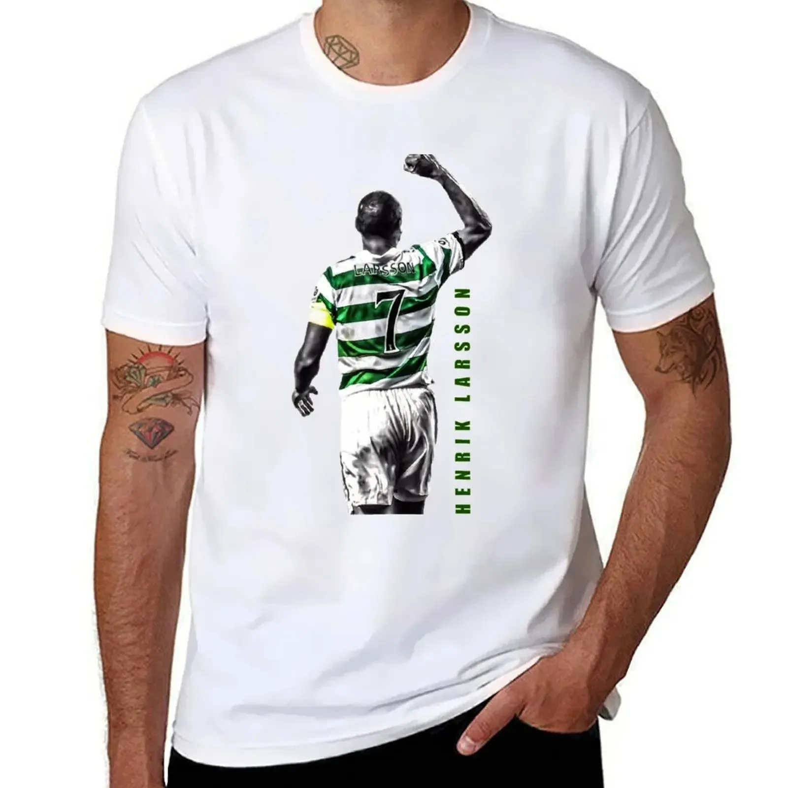 Henrik Larsson Celtic Legend Tribute T-shirt Henrik Larsson Celtic Legend Tribute T-shirt