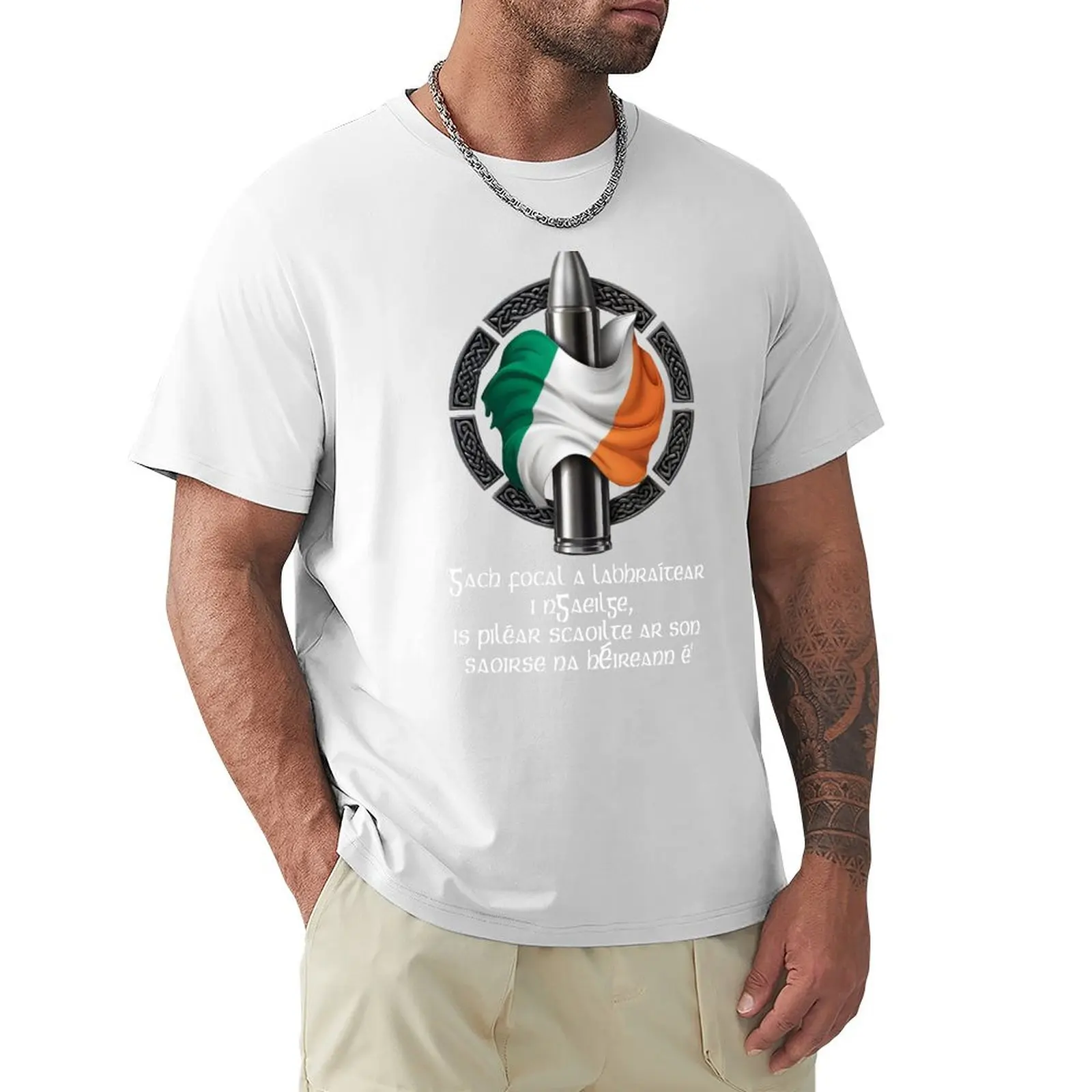 Ireland Flag Inspirational Quote T-shirt Ireland Flag Inspirational Quote T-shirt - Image 2