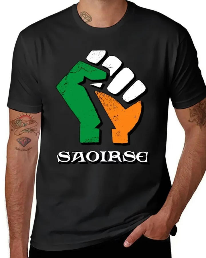 Irish Saoirse Fist Graphic Tee