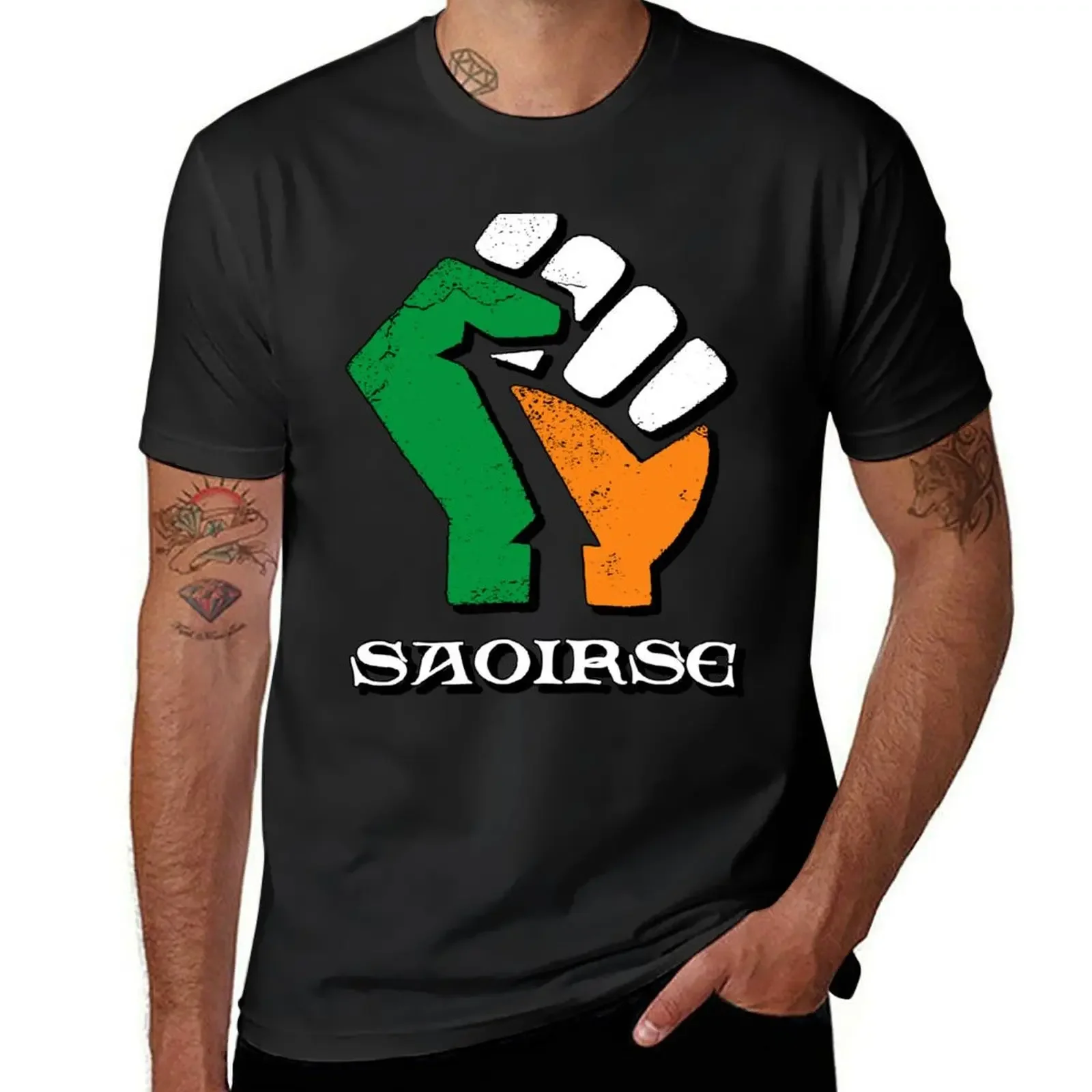 Irish Saoirse Fist Graphic Tee Irish Saoirse Fist Graphic Tee