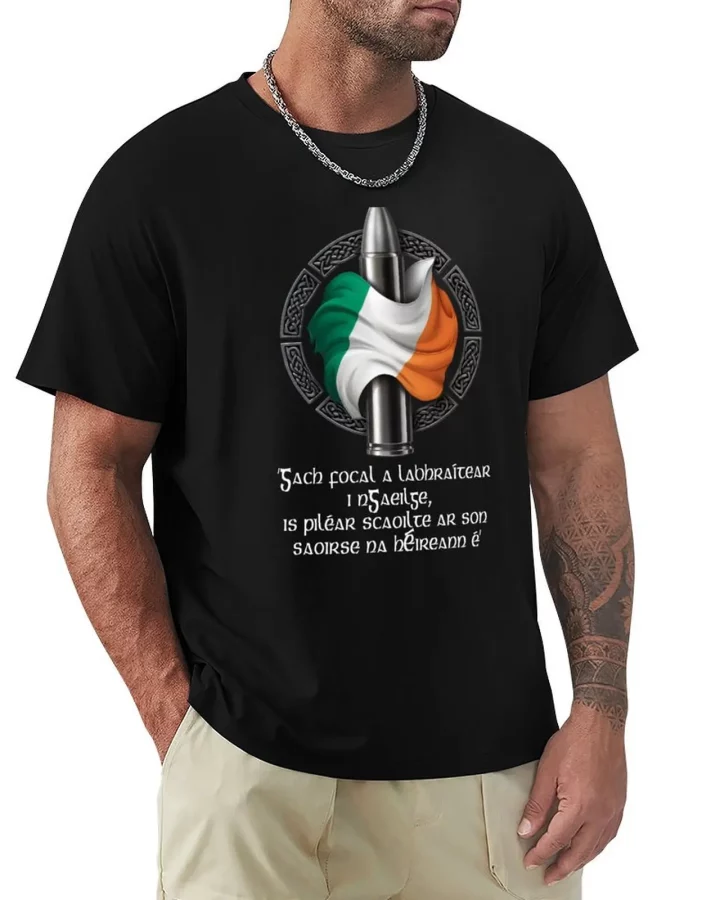 Ireland Flag Inspirational Quote T-shirt