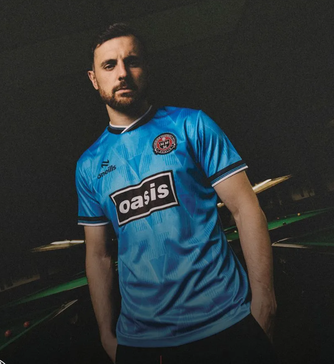 Bohemian FC x Oasis 2025 Cup Jersey Bohemian FC x Oasis 2025 Cup Jersey