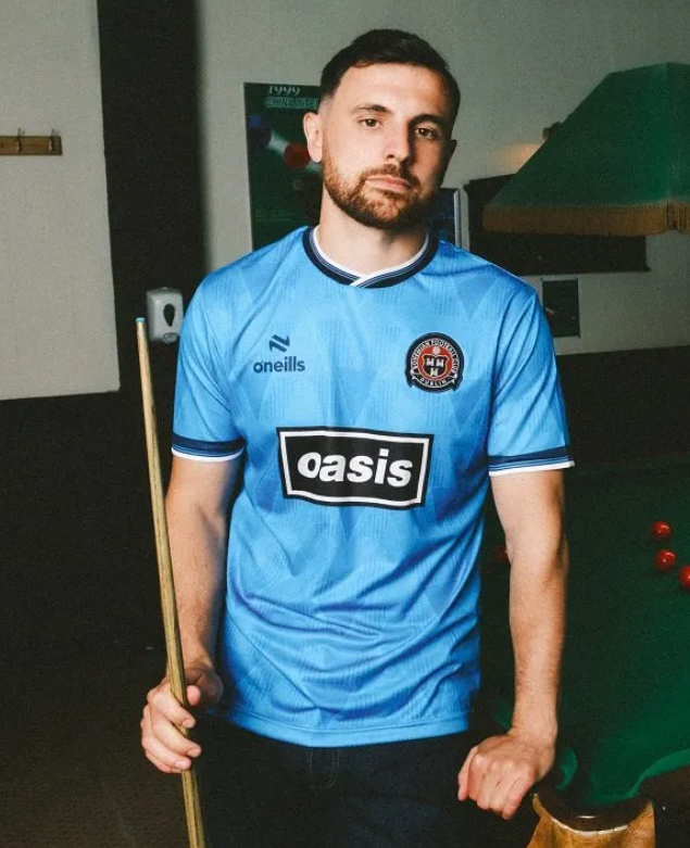 Bohemian FC x Oasis 2025 Cup Jersey Bohemian FC x Oasis 2025 Cup Jersey