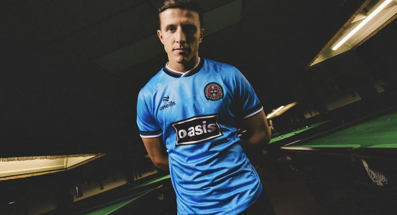 Bohemian FC x Oasis 2025 Cup Jersey Bohemian FC x Oasis 2025 Cup Jersey