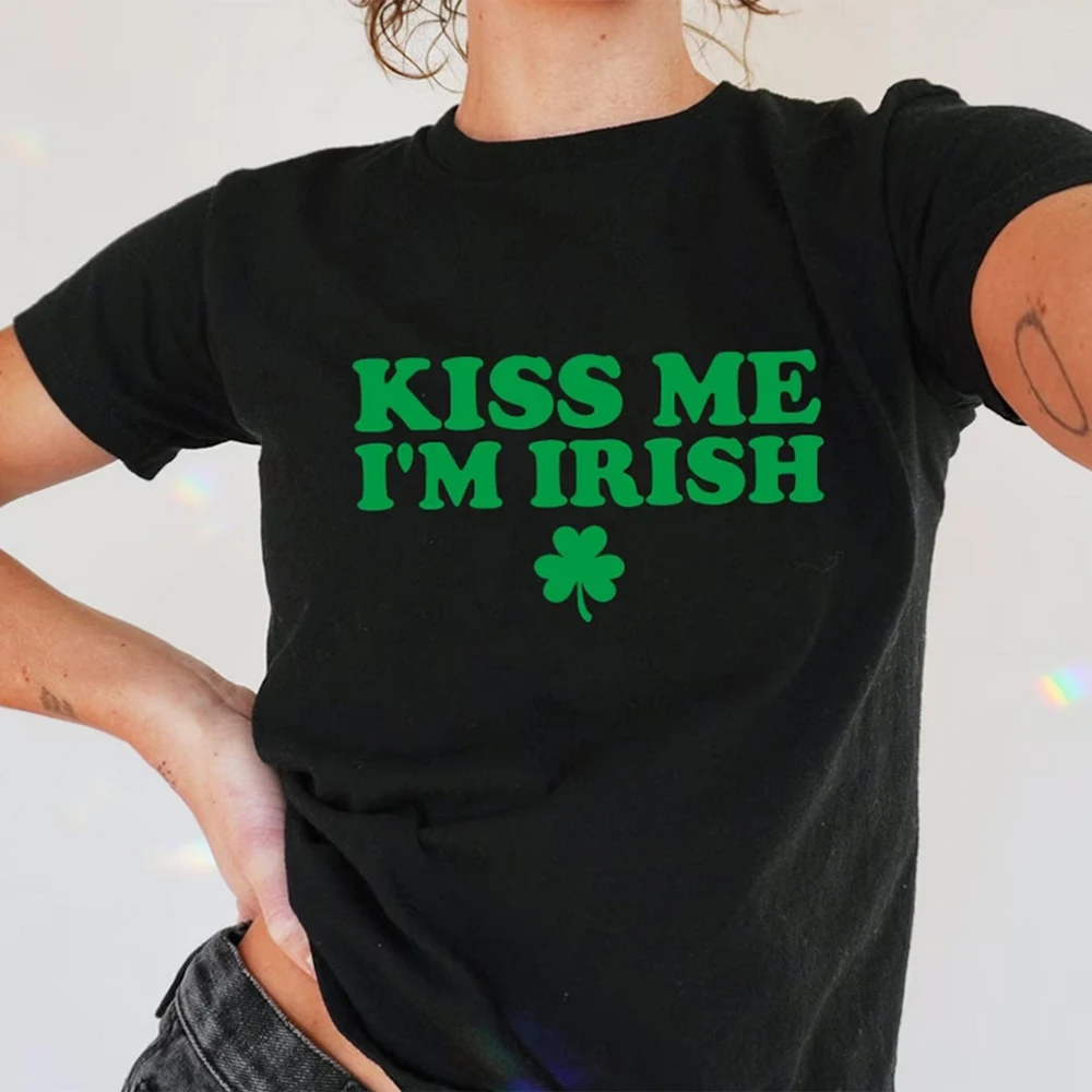 St. Patrick's Day Kiss Me Irish Tee St. Patrick's Day Kiss Me Irish Tee - Image 2