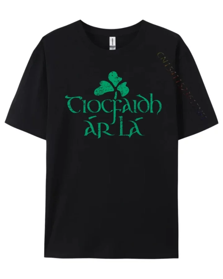 Alternative view of Tiocfaidh Ar La Vintage Irish Graphic Tee