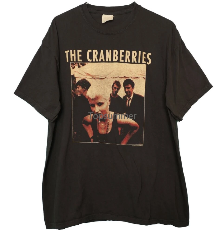 The Cranberries Vintage Band T-shirt – Iconic Irish Rock Merchandise