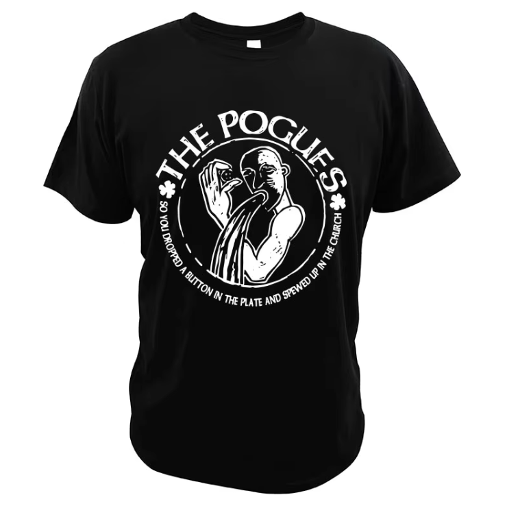 The Pogues Graphic T-shirt – Embrace Irish Folk Punk Rebellion