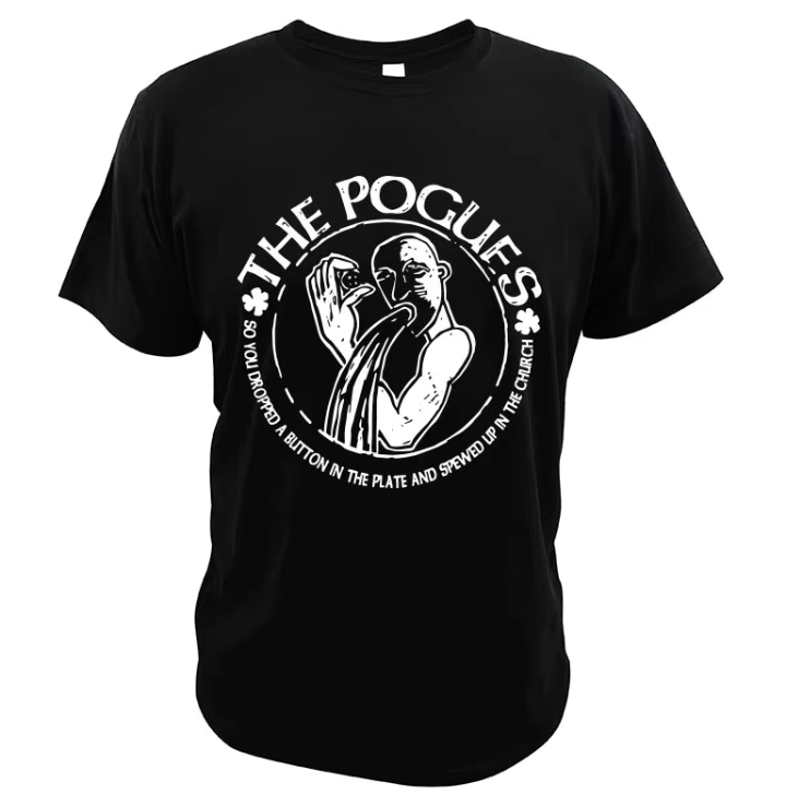 The Pogues Graphic T-shirt – Embrace Irish Folk Punk Rebellion