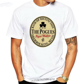 The Pogues Shamrocking Music Graphic T-shirt