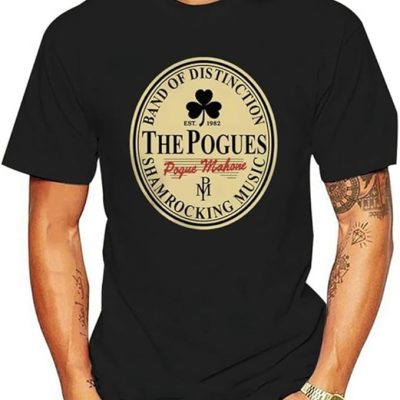 The Pogues Shamrocking Music Graphic T-shirt – Band of Distinction Est. 1982