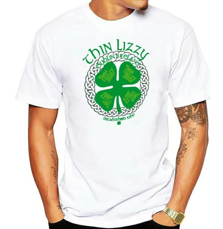 Thin Lizzy Irish Clover T-shirt