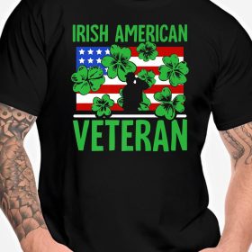 Irish American Veteran T-Shirt