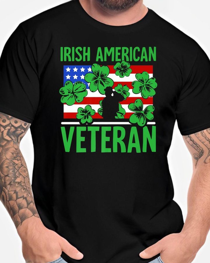 Irish American Veteran T-Shirt