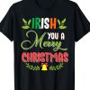 Festive Irish Christmas T-Shirt – Irish You a Merry Tee