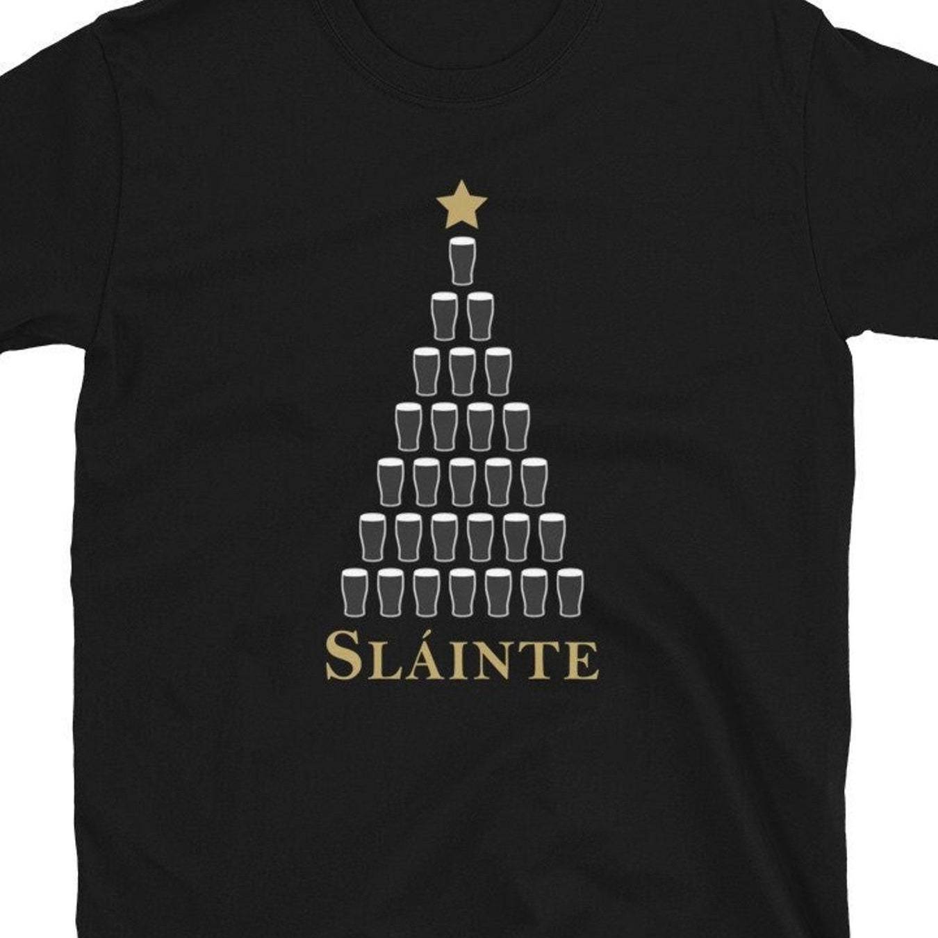 Sláinte Irish Christmas Shirt – Beer Tree Holiday Pub Tee Sláinte Irish Christmas Shirt – Beer Tree Holiday Pub Tee