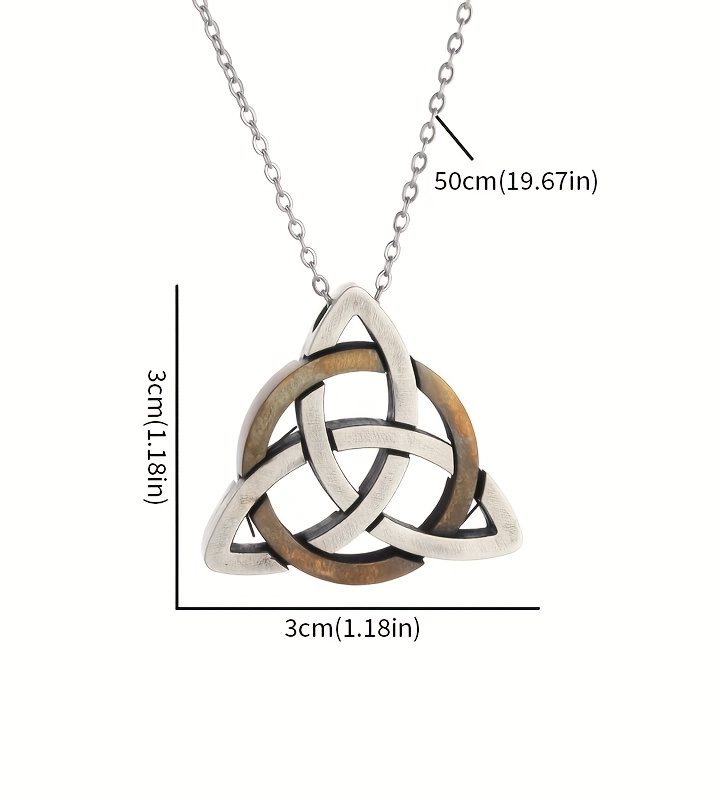 Celtic Trinity Knot Pendant Necklace