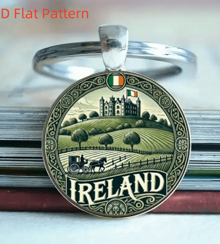 Vintage Irish Ranch Keychain
