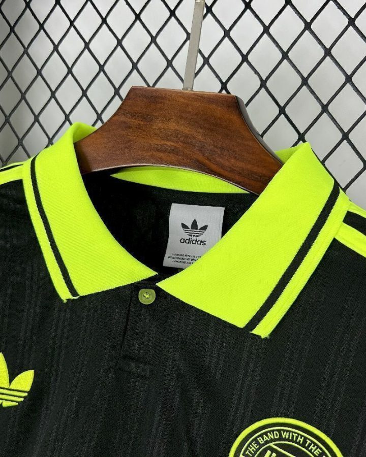 Oasis x Adidas Tour Jersey Black Yellow oasis