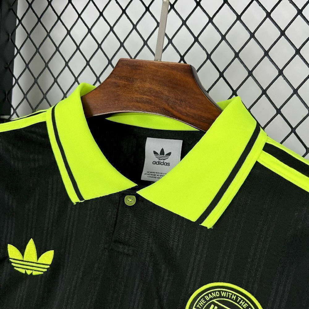 Oasis x Adidas Tour Jersey Black Yellow oasis